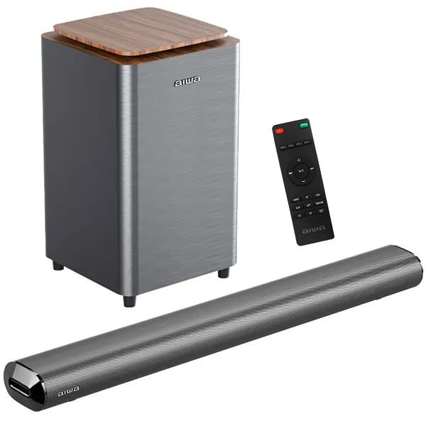 Soundbar Aiwa AWSBH23WW 2.1 160 RMS - Cinza