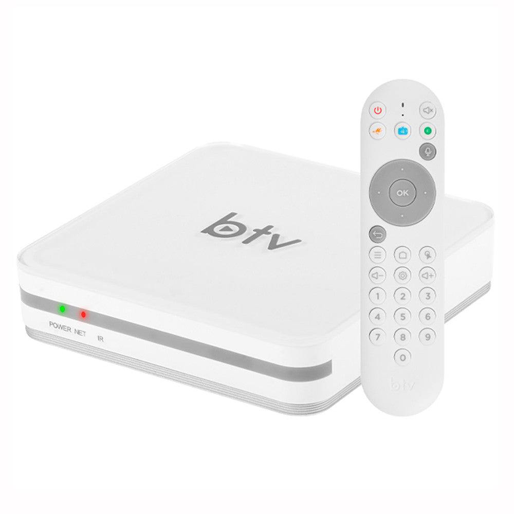 Receptor FTA BTV B13 4K Ultra HD IPTV de 16GB 2GB RAM - Branco