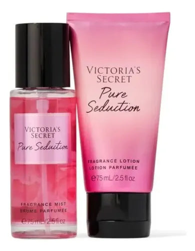 Victoria's secret kit splash + lotion pure seduction 75ml 2 Piezas