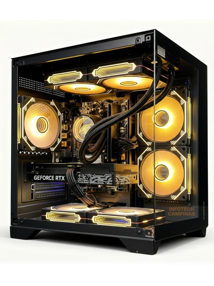 CPU G.(AQUARIÓ PRETO/I5 13400F/H610/GTX960 4GB/16GB DDR4/M.2 512TB NVMe/650W