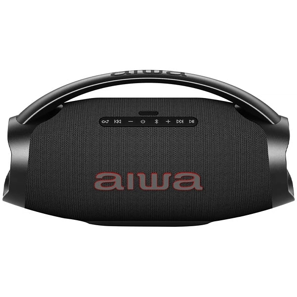Caixa de Som Bluetooth Aiwa AWH51BT Portátil 1300W P.M.P.O Preta