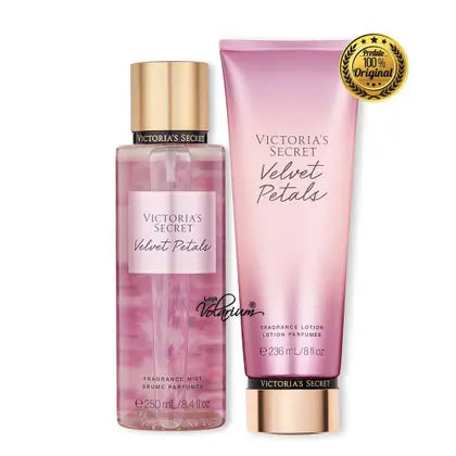 Kit Victoria’s Secret Velvet Petals - Creme Hidratante + Body Splash