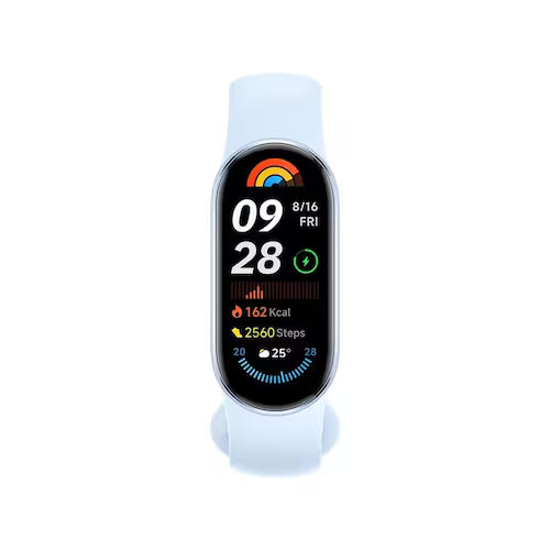 Pulseira Inteligente Xiaomi Smart Band 9 Azul com Tela AMOLED 1,62" e 150+ Modos de Exercício Original