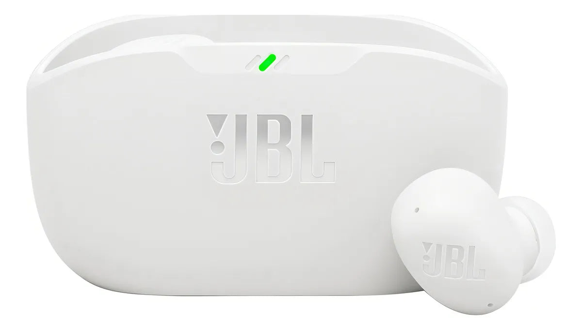 Fone de Ouvido JBL Wave Buds 2 Branco com Cancelamento de Ruído e Bluetooth Original