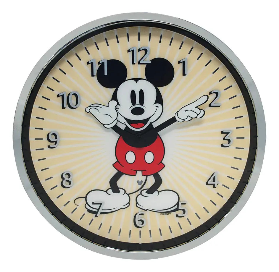 Relógio de Parede Mickey Mouse Echo Wall Clock Disney com Temporizador Alexa Original
