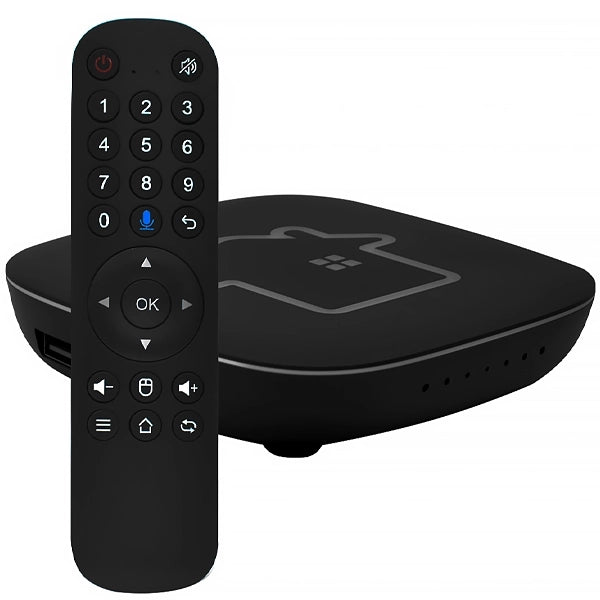 Receptor FTA HTV H9 4K Ultra HD 16GB eMMC 2GB RAM Preto