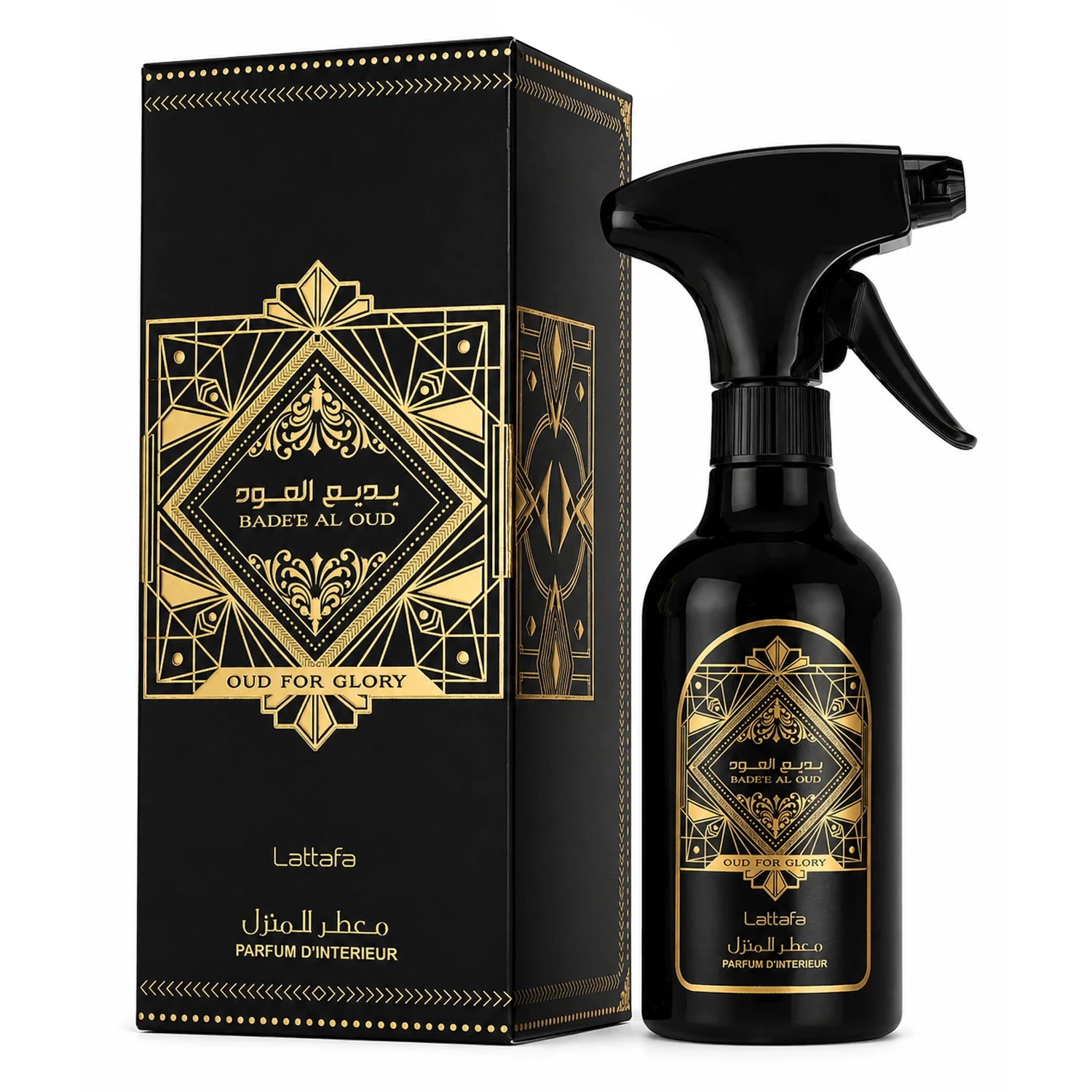 Home Spray Lattafa Bade'e Al Oud Oud for Glory 450ml Aromatizador de Ambiente