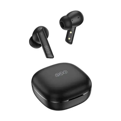 Fone de Ouvido QCY MeloBuds HT05 Bluetooth Sem Fio com ANC Preto Original