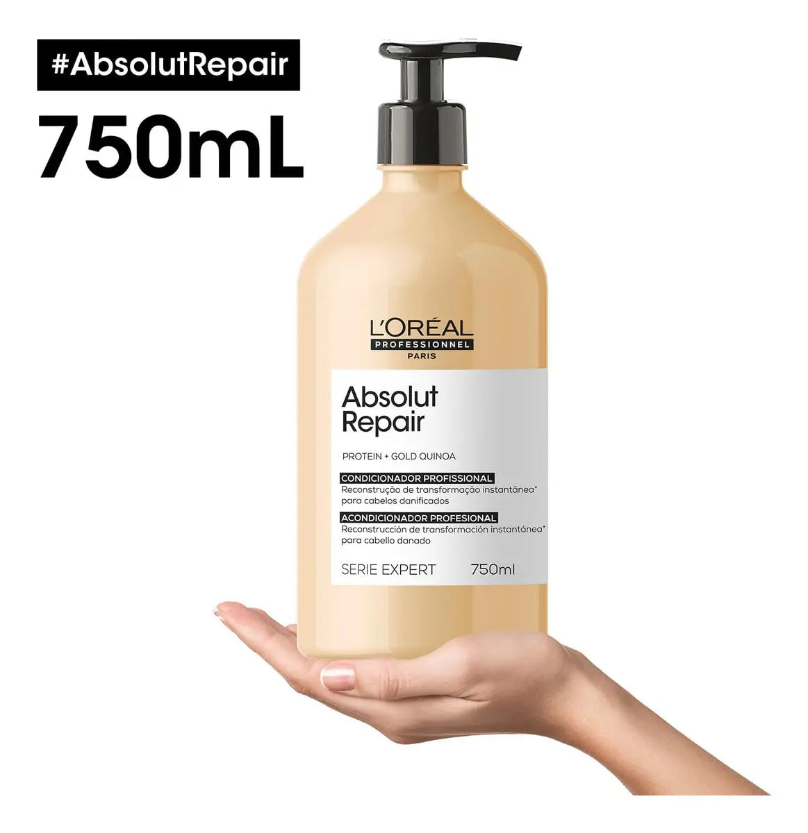 Shampoo L’Oréal Professionnel Absolut Repair Gold Quinoa 750ml Original