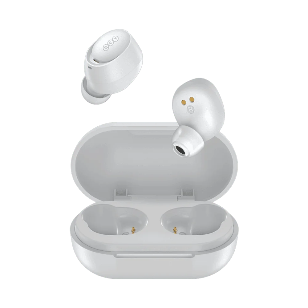 Fone de Ouvido QCY T27 ArcBuds Lite Bluetooth 5.3 Sem Fio com ENC Branco Original
