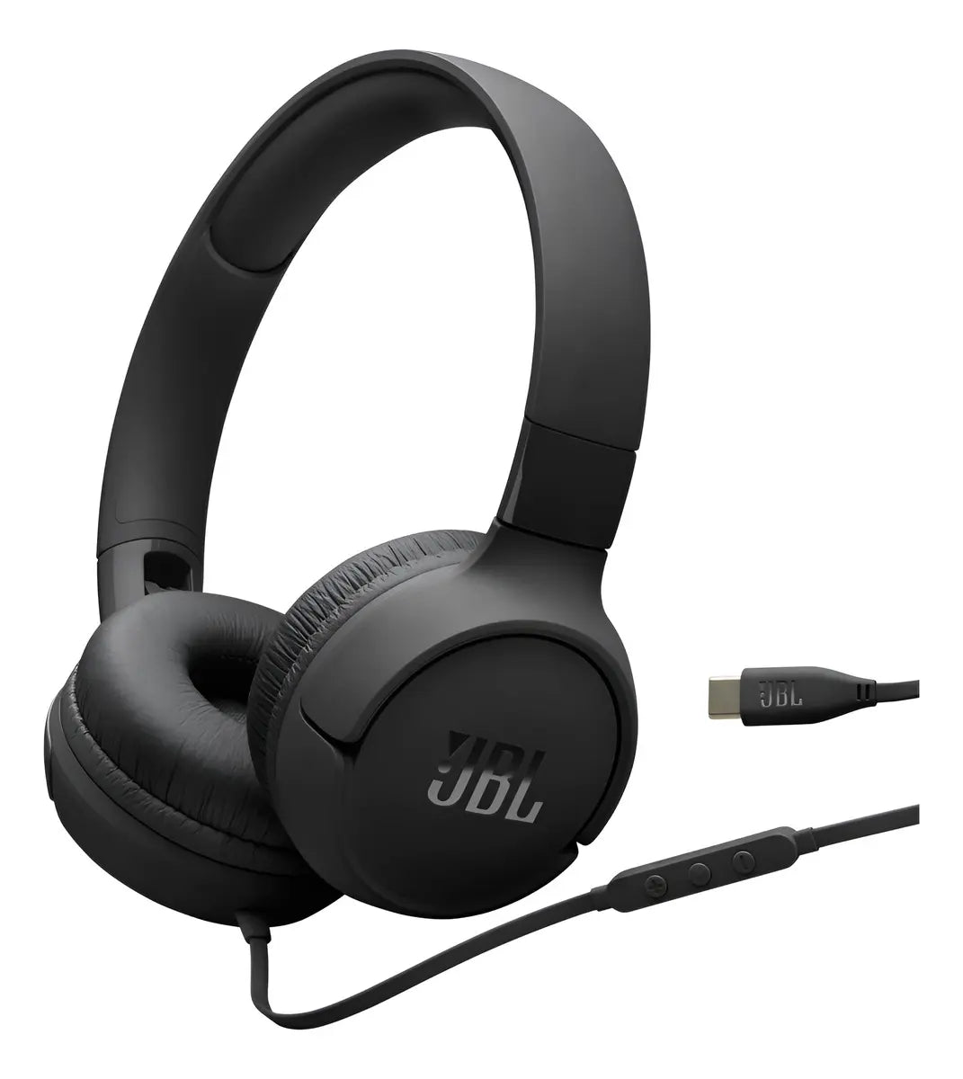 Fone de Ouvido JBL Tune 520C com Fio USB-C, Microfone e Hi-Res Preto Original