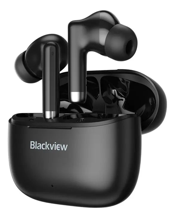 Fone de Ouvido Blackview AirBuds 4 Bluetooth 5.3 Sem Fio IPX7 Preto Original