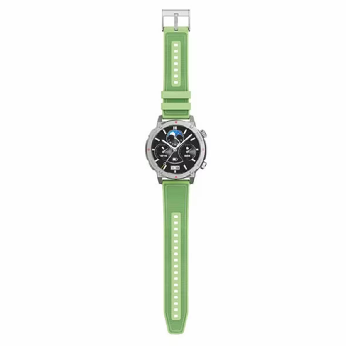 Smartwatch IMIKI C1 Xplorer Scout C1 AMOLED com GPS, Bluetooth 5.3 e Chamada por Voz Prata e Verde Original