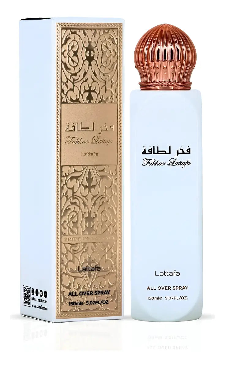 Perfume de Cabelo e Corpo Lattafa Fakhar All Over Spray 150ml Feminino