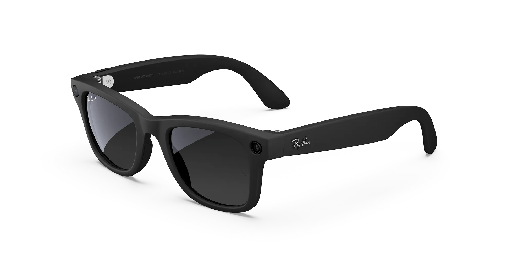 Óculos Inteligente Ray-Ban Meta Wayfarer RW4008 32GB com IA, Câmera e Wi-Fi – Preto Brilhante