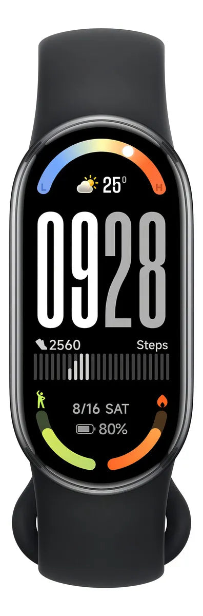 Smart Band Xiaomi 10 Midnight Preto com Tela AMOLED 1,72" e Resistência 5ATM Original