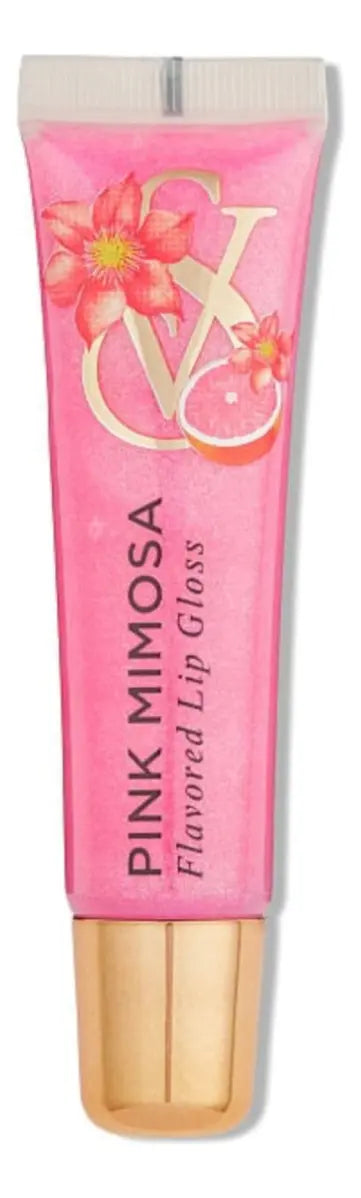 Gloss Victoria’s Secret Pink Mimosa Rosa-Claro Hidratante Longa Duração