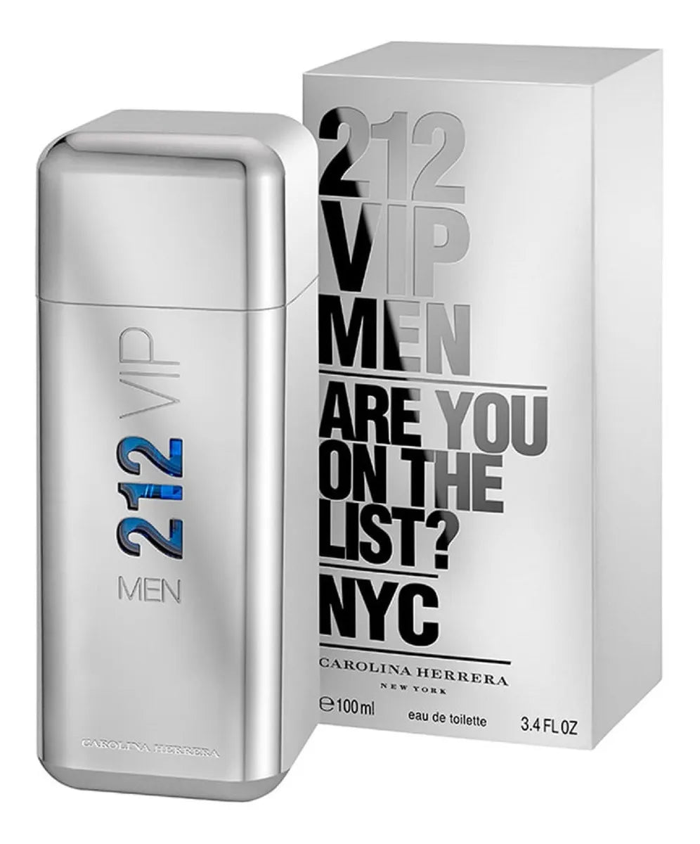 Perfume Carolina Herrera 212 VIP Men Eau de Toilette 100ml Masculino Original Lacrado