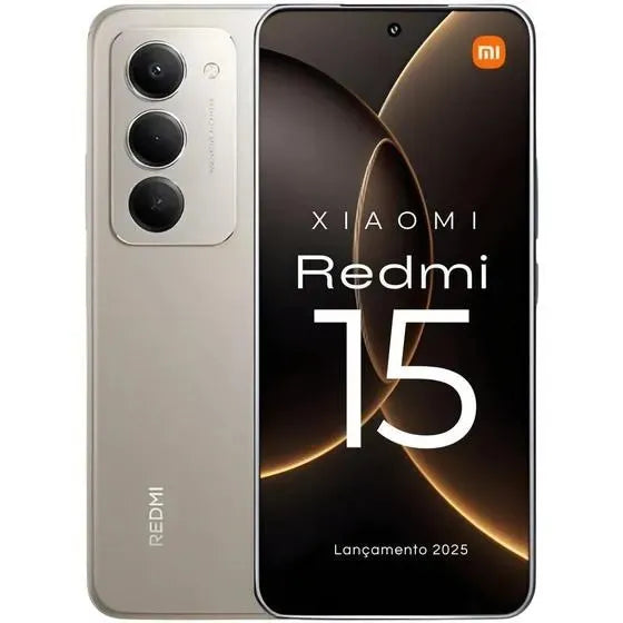 Smartphone Xiaomi Redmi 15 Dual SIM 256GB 8GB RAM Tela 6.9" 50MP Cinza