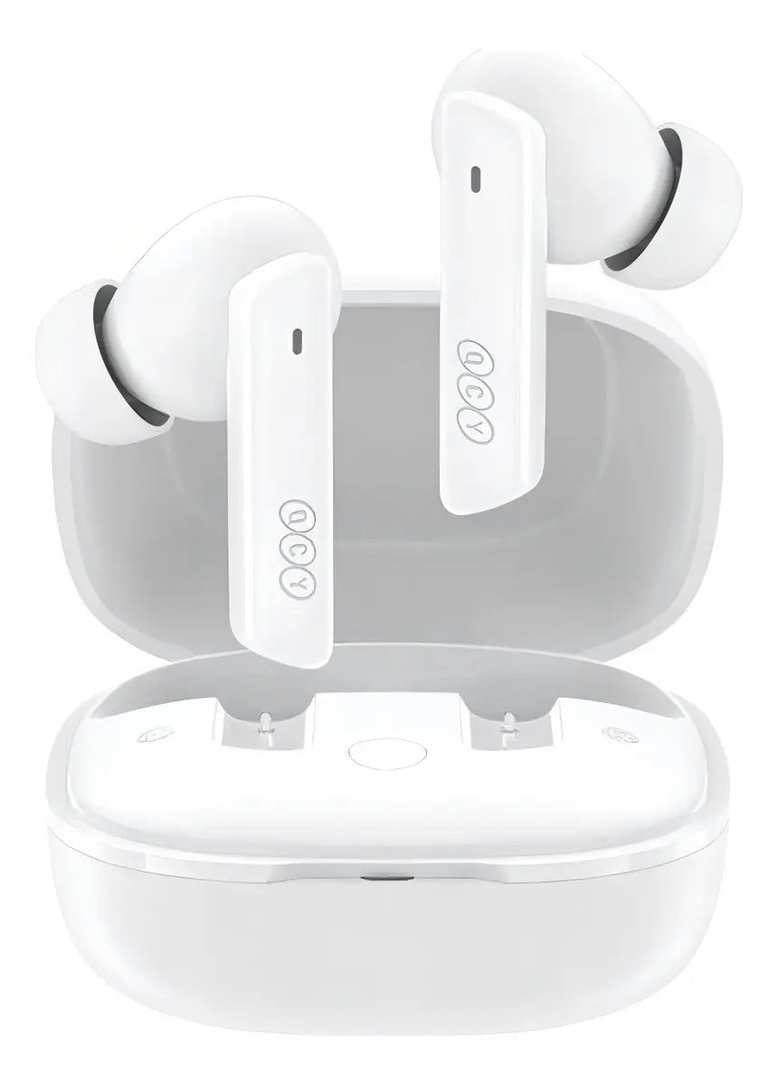 Fone de Ouvido QCY HT05 Bluetooth Sem Fio com ANC Branco Original