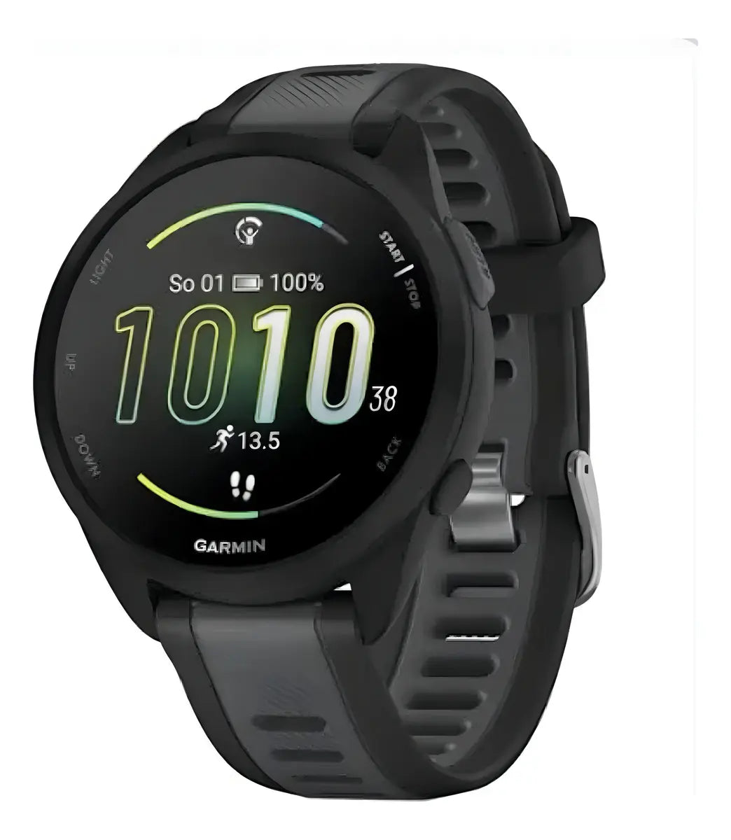 Relógio Garmin Forerunner 165 Preto com GPS e Pulseira Esportiva Original