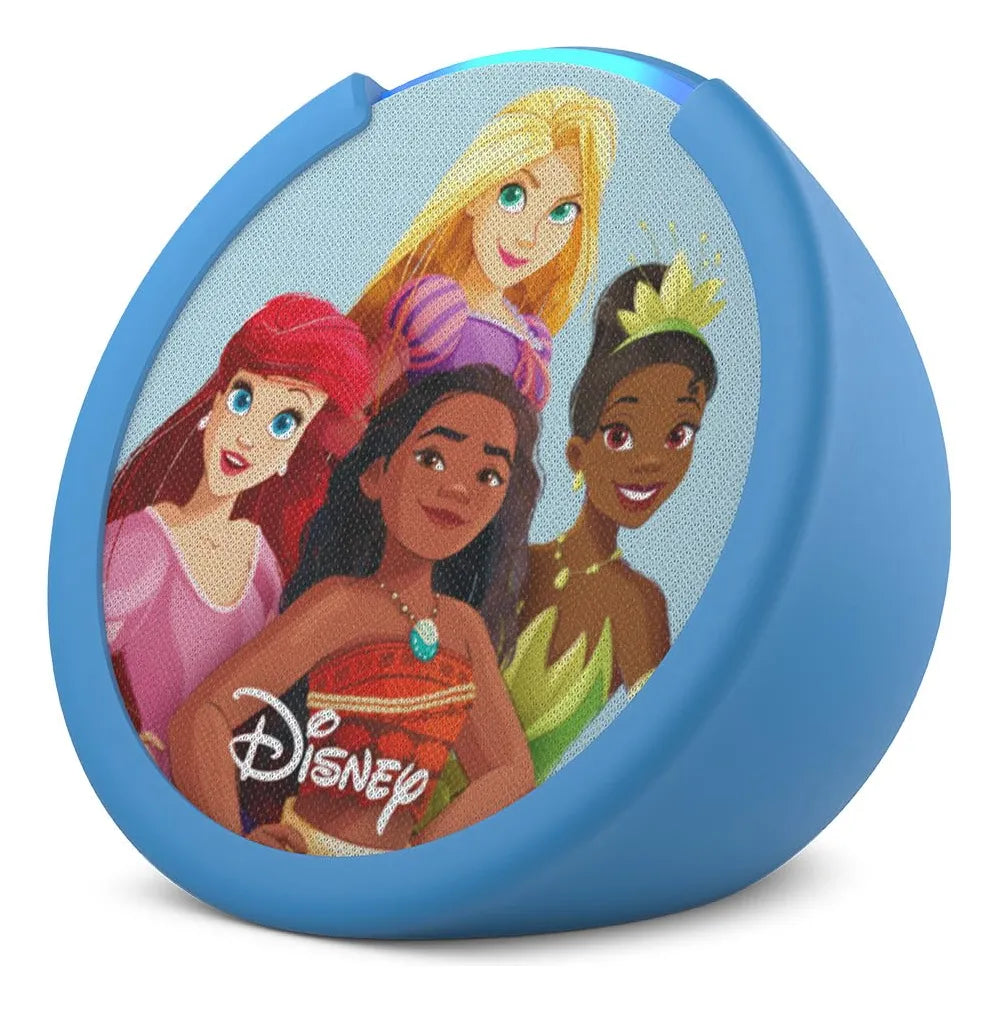 Echo Pop Kids Amazon com Alexa Edição Infantil Disney Azul Original