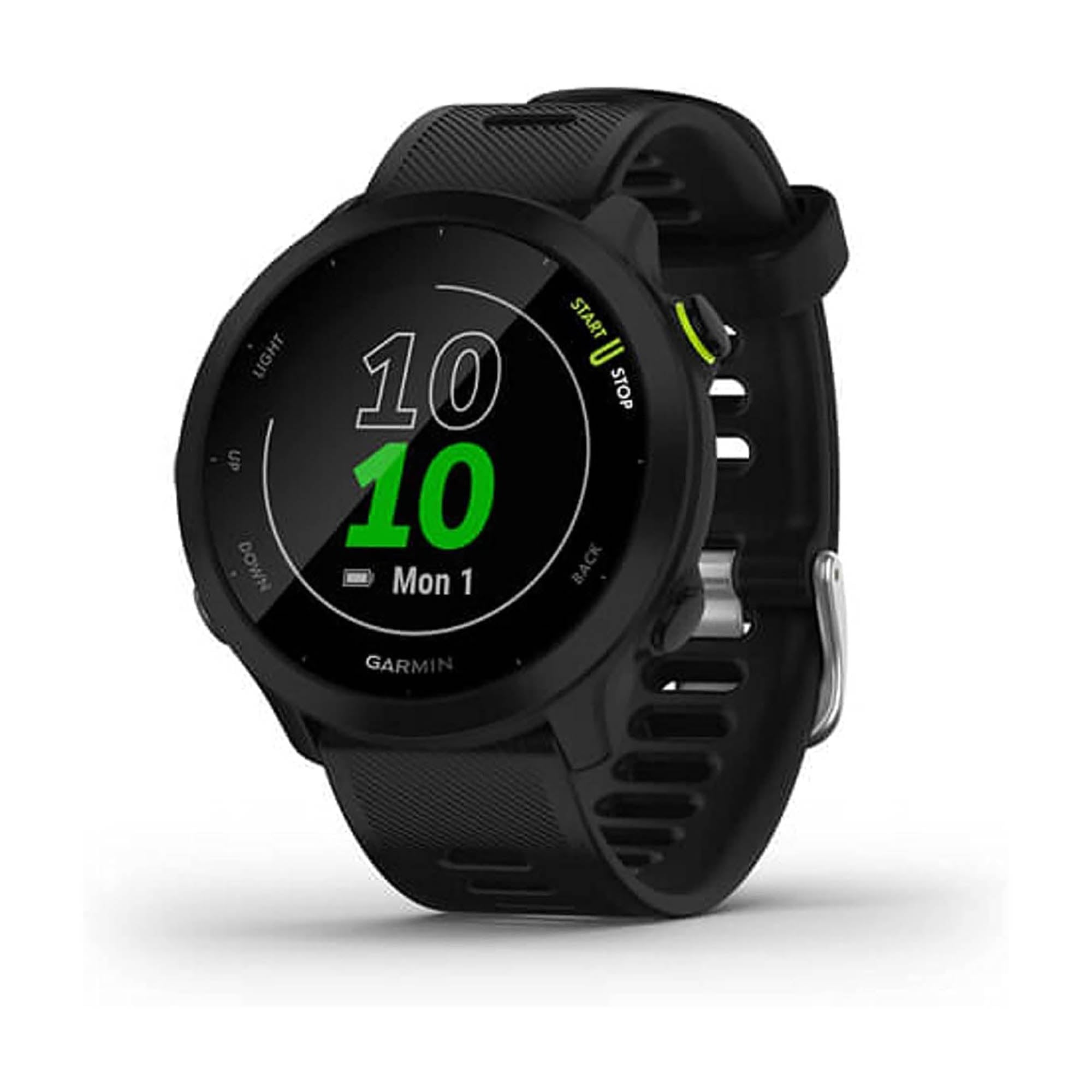 Relógio Garmin Forerunner 55 010-02562 com GPS Bluetooth - Preto