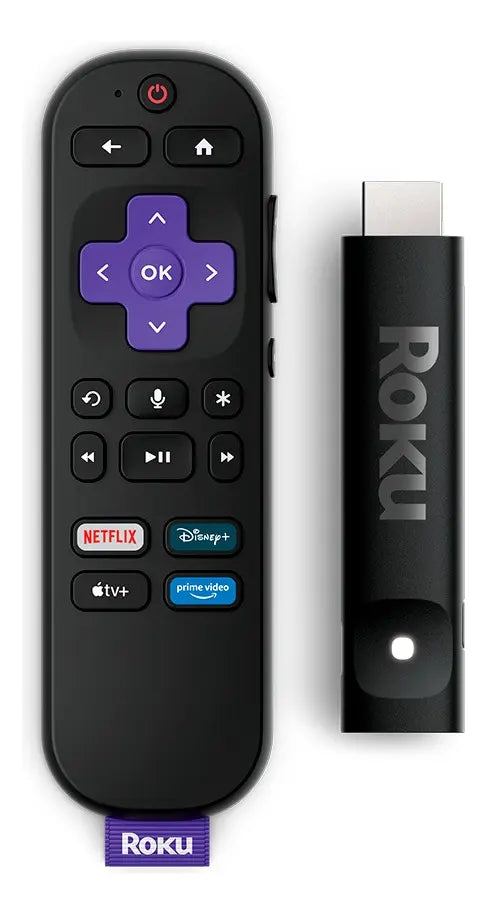 Roku Streaming Stick Plus 4K com Controle por Voz Preto Original