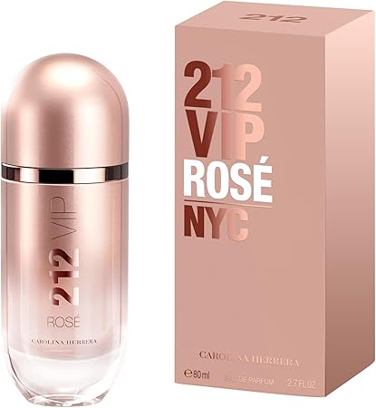 Perfume Carolina Herrera 212 VIP Rosé Eau de Parfum 80ml Feminino Original Lacrado
