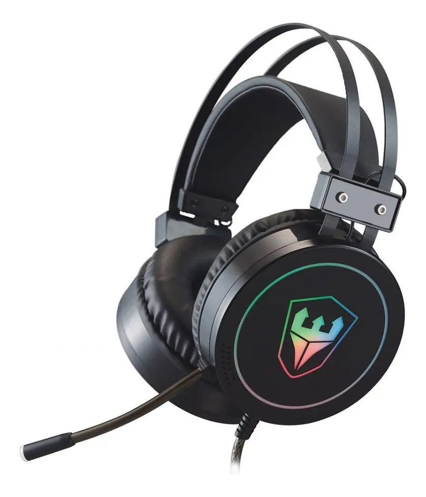 Headset Gamer Satellite AE-358 7.1 RGB com Microfone Integrado Preto