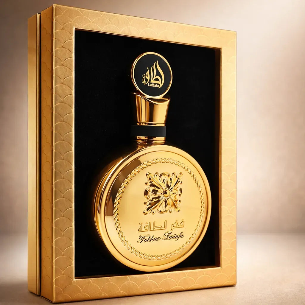 Perfume Árabe Fakhar Gold Extrait Lattafa Eau de Parfum 100ml Feminino