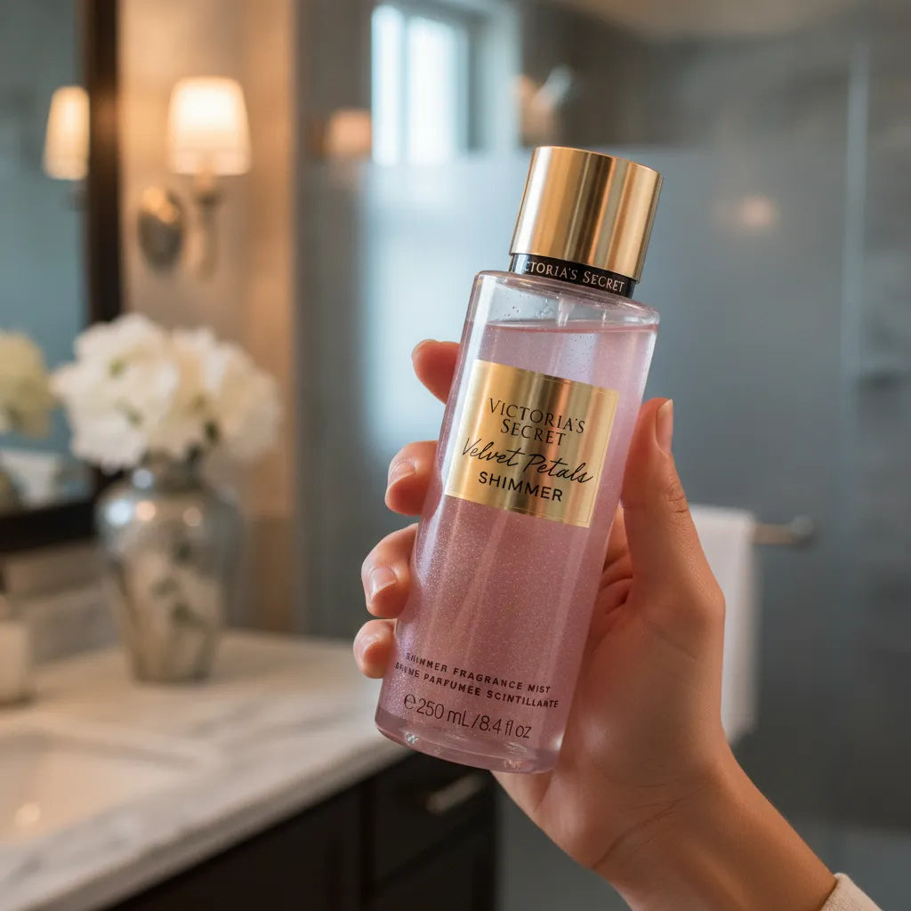 Body Splash Victoria’s Secret Velvet Petals Shimmer Fragrance Mist 250ml Feminino Original