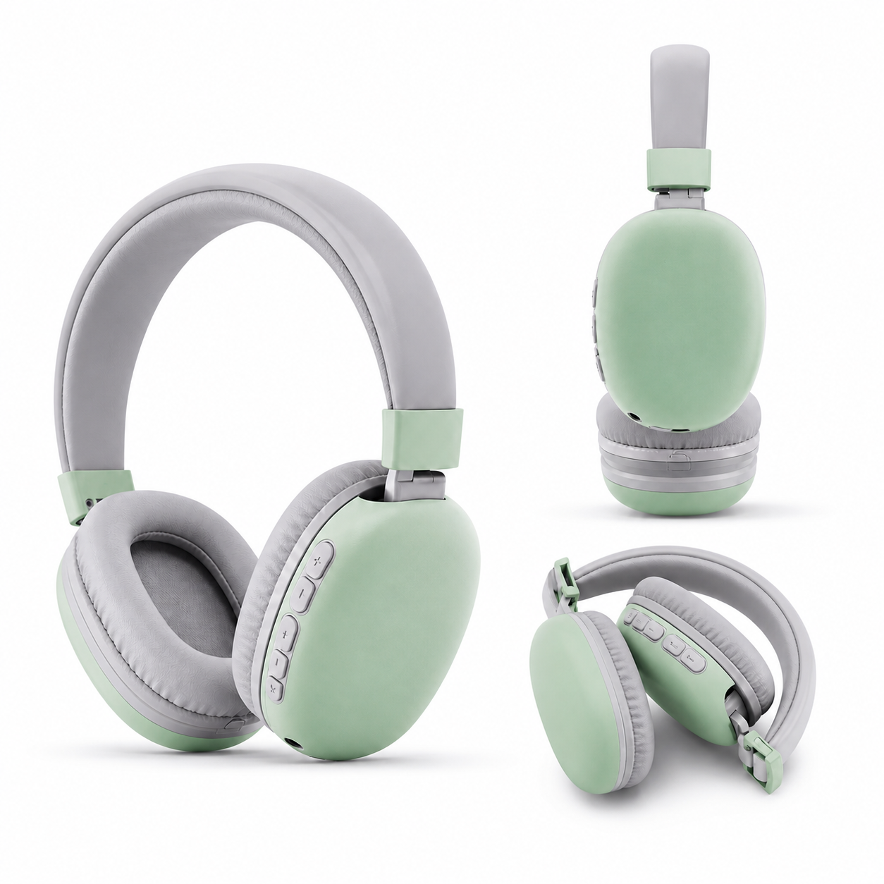 Fone de Ouvido Bluetooth SATE Pure Bass AE-9077 Sem Fio com Microfone Verde