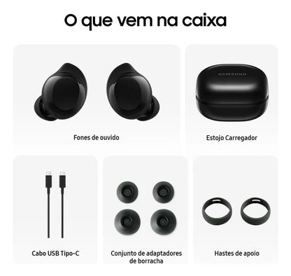 Fone de Ouvido Samsung Galaxy Buds Core Bluetooth 5.4 com ANC Preto Original