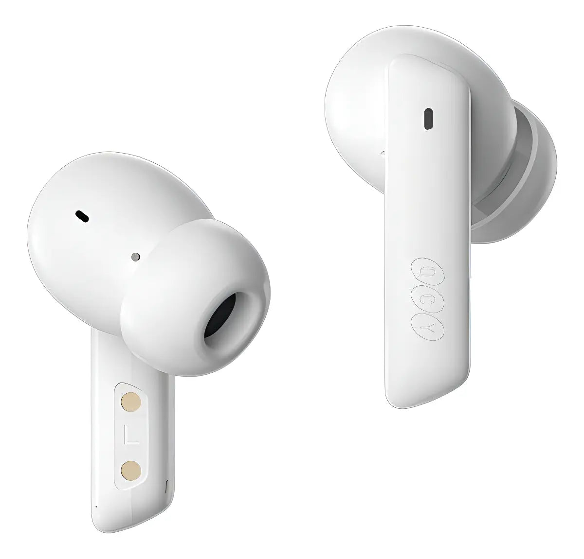 Fone de Ouvido QCY HT05 Bluetooth Sem Fio com ANC Branco Original