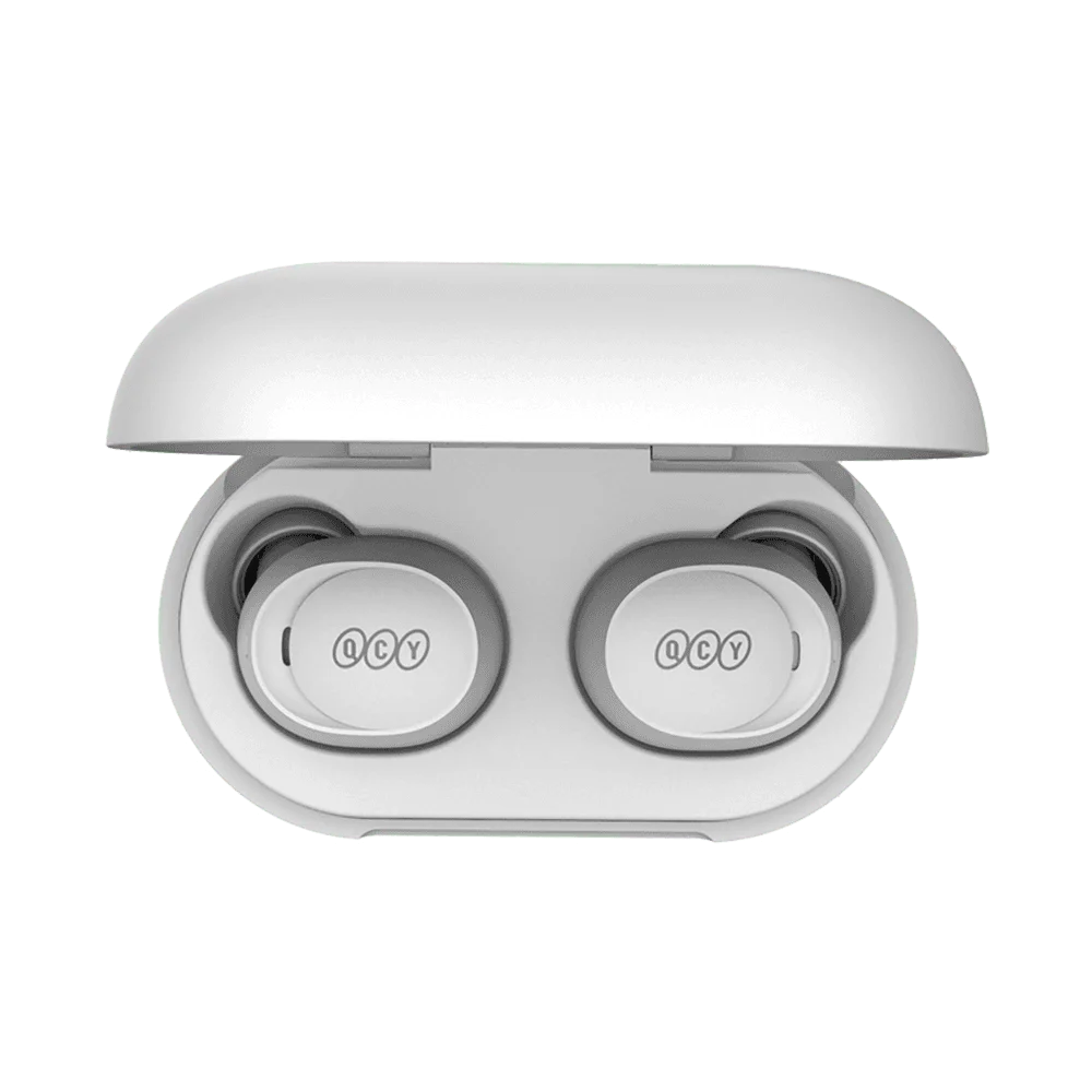 Fone de Ouvido QCY T27 ArcBuds Lite Bluetooth 5.3 Sem Fio com ENC Branco Original