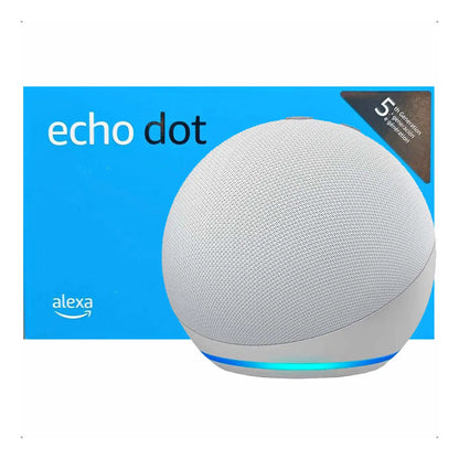 Echo Dot 5ª Geração Amazon com Alexa Branco Glacier Original