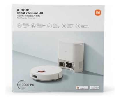Robô Aspirador Xiaomi H40 10000Pa com Mop Inteligente, Mapeamento Laser e Base de Carregamento Original