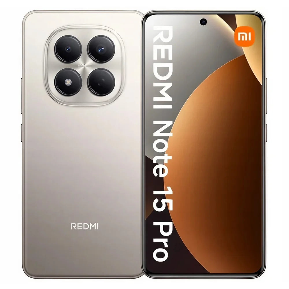 Smartphone Xiaomi Redmi Note 15 Pro 4G Dual SIM 512GB 12GB RAM 200MP Titânio