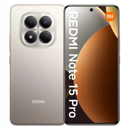 Smartphone Xiaomi Redmi Note 15 Pro 4G Dual SIM 512GB 12GB RAM 200MP Titânio
