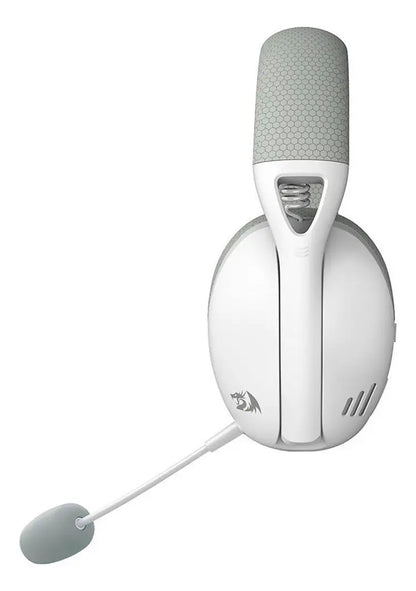 Headset Gamer Redragon Ire Pro H848G Wireless com Som 7.1 e Microfone Removível Branco e Cinza Original