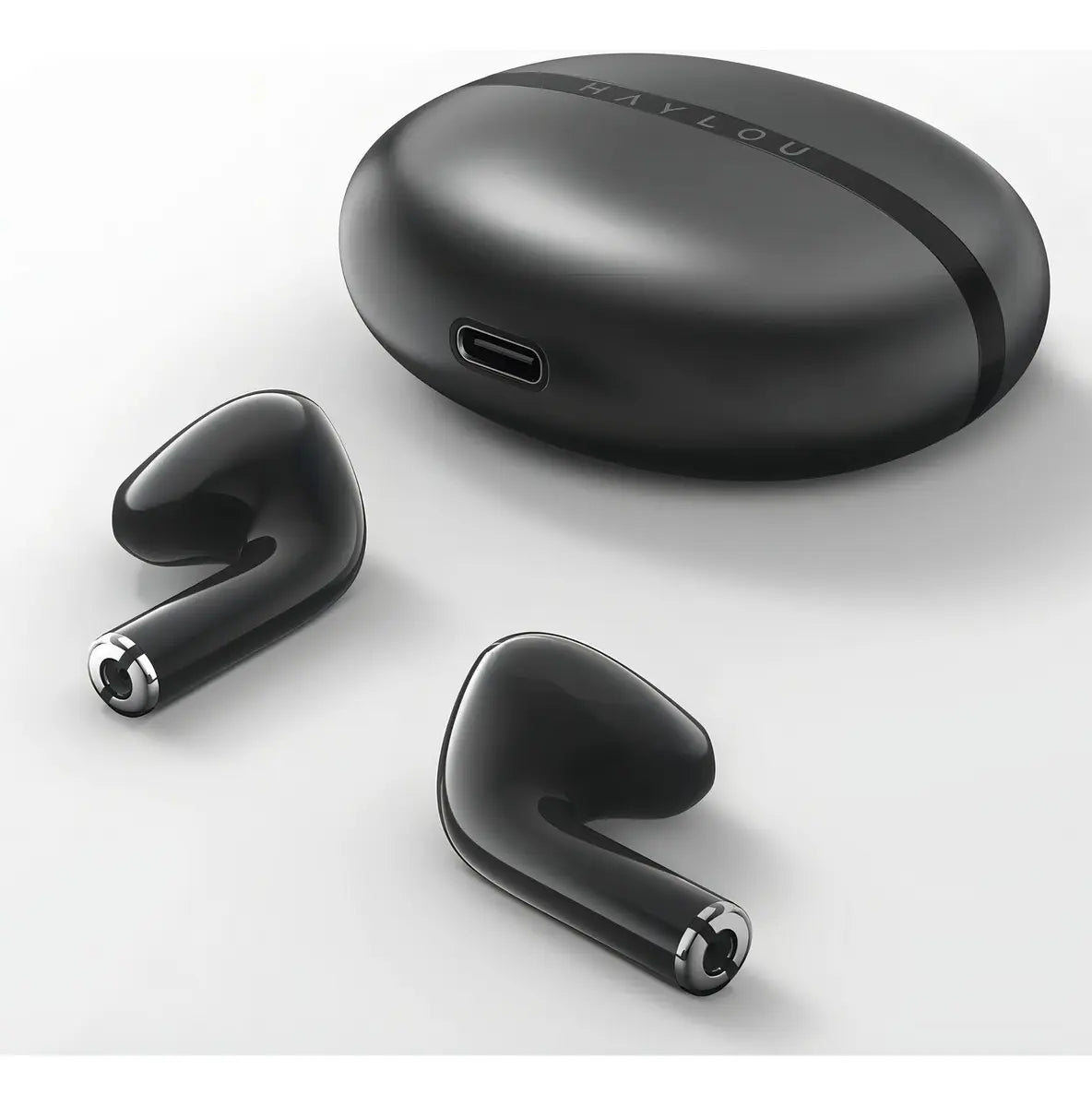 Fone de Ouvido Haylou X1 2023 Bluetooth 5.3 Sem Fio com ENC Preto Original