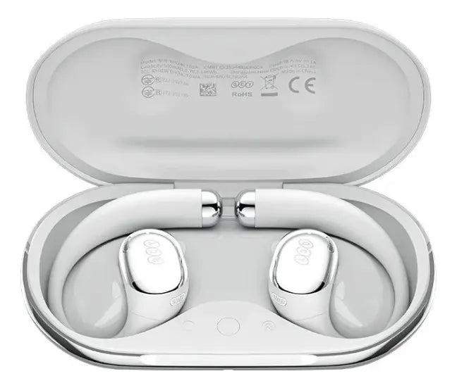Fone de Ouvido QCY Crossky R70 Bluetooth 6.0 Open-Ear IPX5 Branco Original