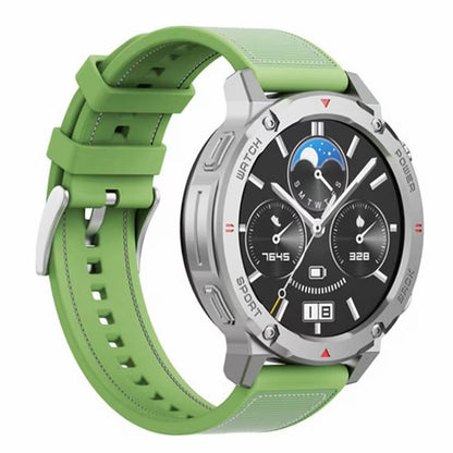 Smartwatch IMIKI C1 Xplorer Scout C1 AMOLED com GPS, Bluetooth 5.3 e Chamada por Voz Prata e Verde Original