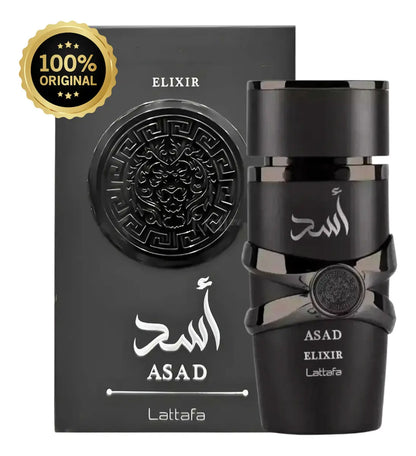 Perfume Asad Elixir Lattafa Eau de Parfum 100ml Masculino