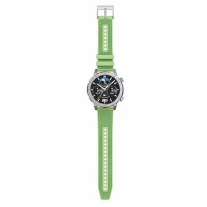 Smartwatch IMIKI C1 Xplorer Scout C1 AMOLED com GPS, Bluetooth 5.3 e Chamada por Voz Prata e Verde Original