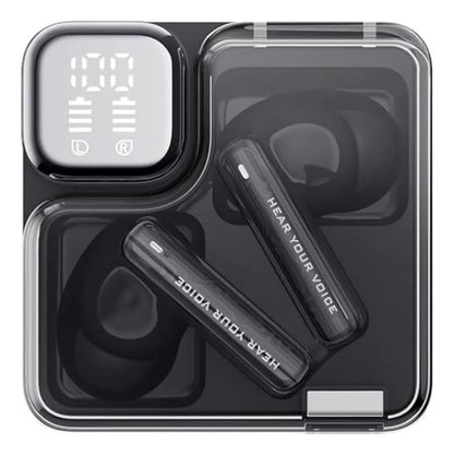 Fone de Ouvido QCY MeloBuds Neo T31 Bluetooth 5.3 Sem Fio com ENC Preto Original