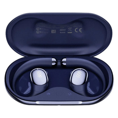 Fone de Ouvido QCY Crossky R70 Bluetooth 6.0 Open-Ear Hi-Res LDAC IPX5 Azul Original