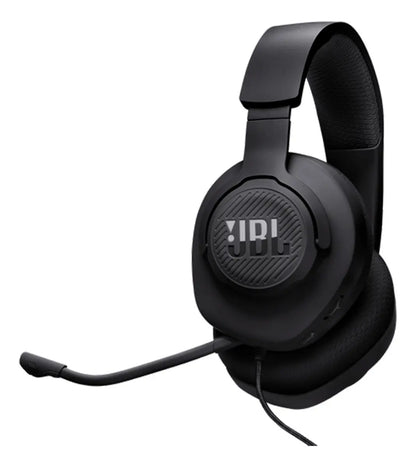 Headset Gamer JBL Quantum 100 M2 com Microfone Removível e Cabo P2 Preto Original