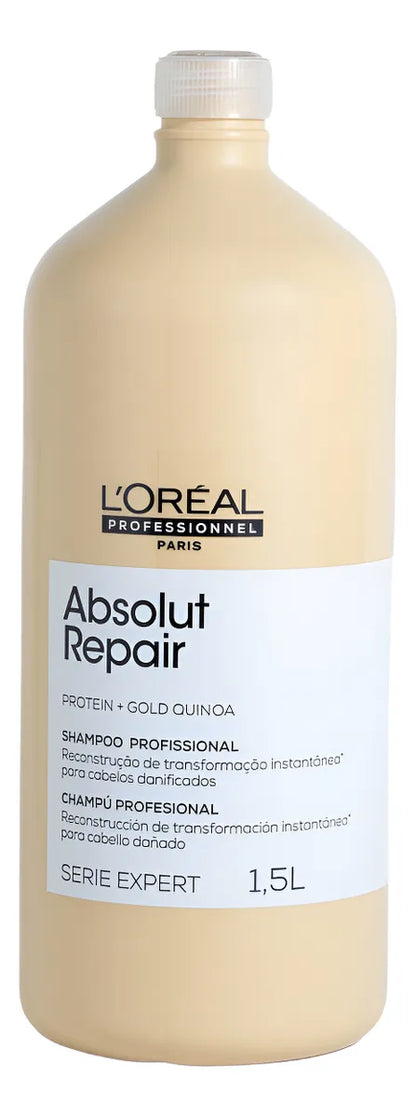 Shampoo L’Oréal Professionnel Absolut Repair Gold Quinoa Serie Expert 1,5L Original